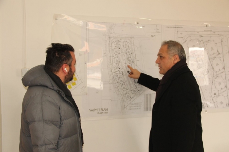 Başkan Üçok’tan 4. Etap Toki İnşaatında İnceleme