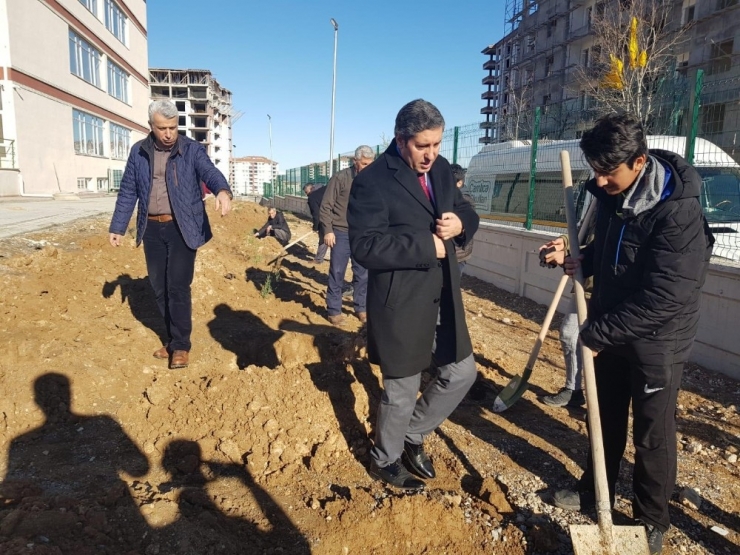 Malatya’da 100 Fidan Toprak Dede’yle Aynı Gün Toprakla Buluşturuldu