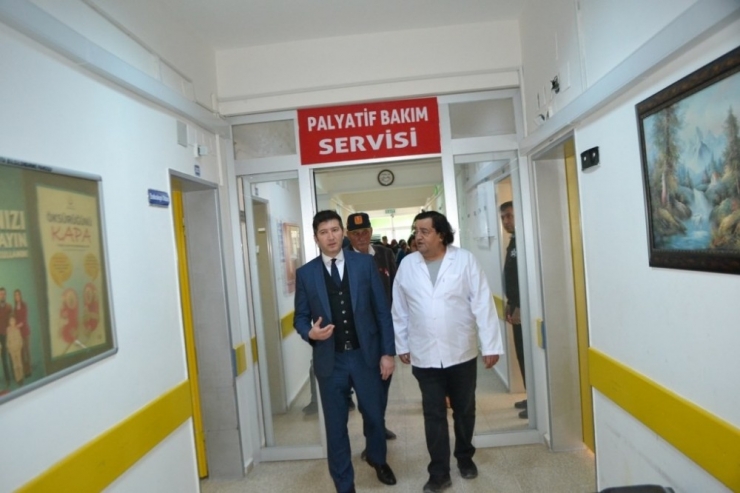 Bozyazı Kaymakamı Yalçın’dan Kore Gazisine Hastanede Ziyaret