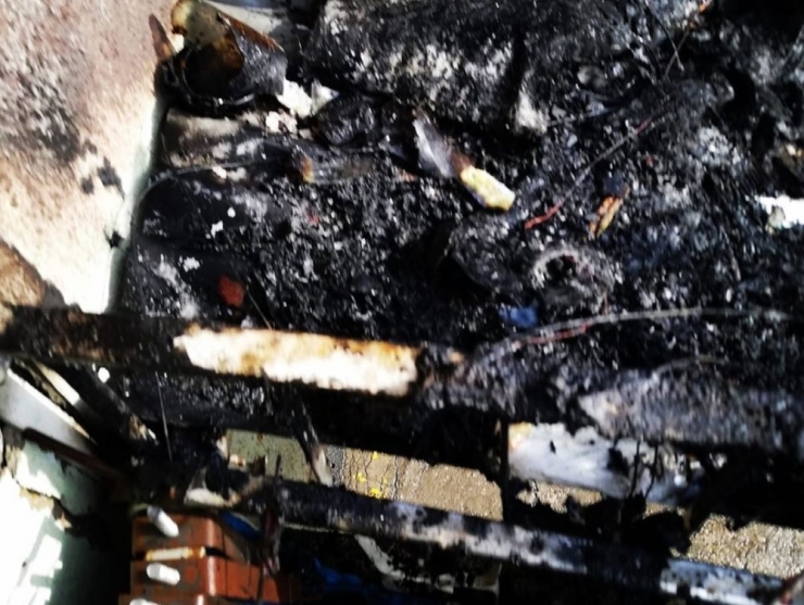 Van’da İş Yeri Yangını