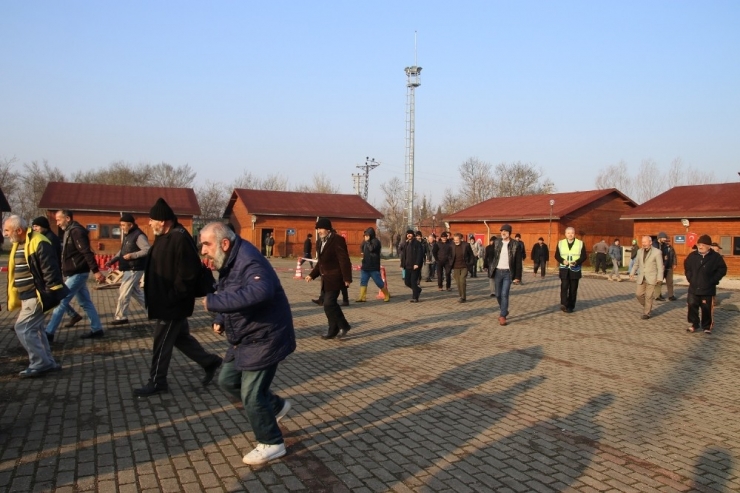 Barınma Evinde Nefes Kesen Yangın Tatbikatı