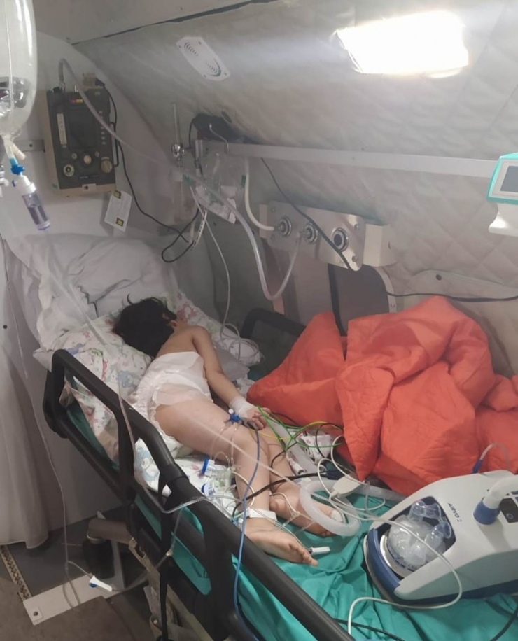 Minik Mukaddes Ambulans Uçakla Ankara’ya Sevk Edildi