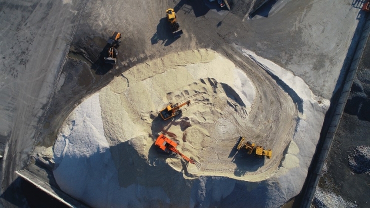 İstanbul’daki Tuz Dağları Havadan Görüntülendi