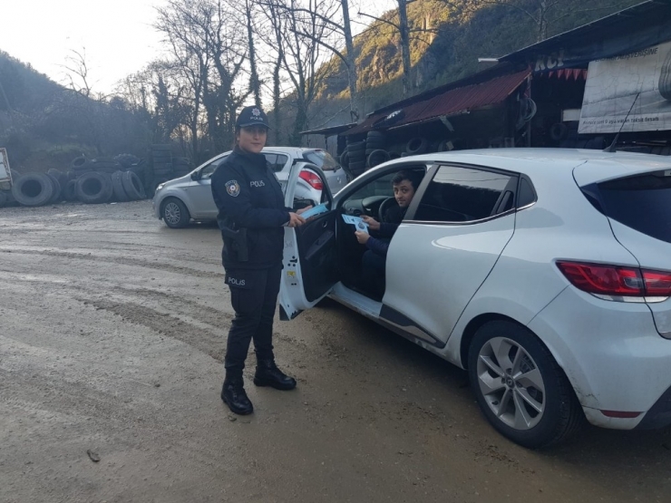 Yenice Emniyeti Sürücüleri Dolandırıcılara Karşı Uyardı