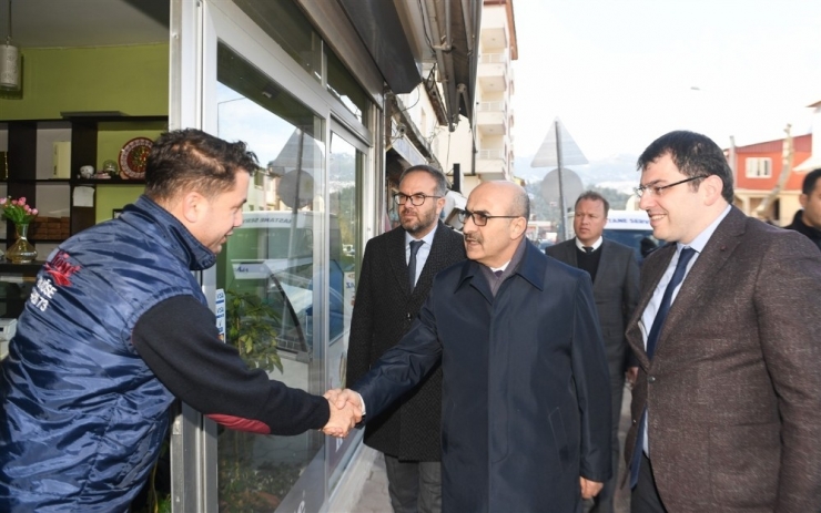 Vali Demirtaş, Aladağ’da İncelemelerde Bulundu