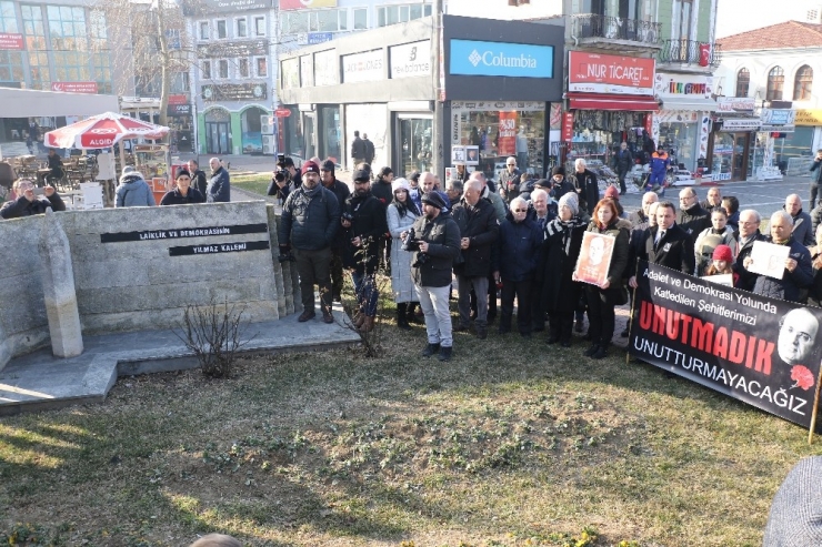 Uğur Mumcu Ölümünün 27’inci Yılında Edirne’de Anıldı