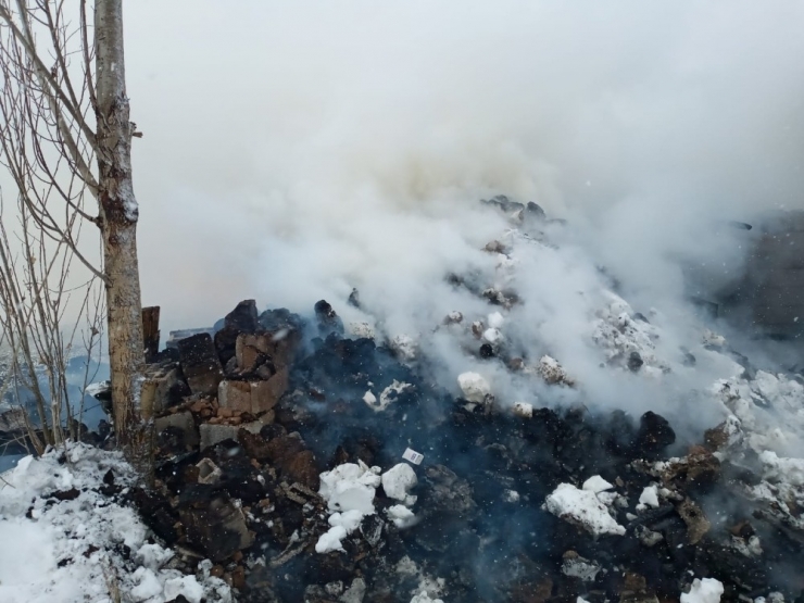 Kalorifer Kazanında Çıkan Yangın Korkuttu