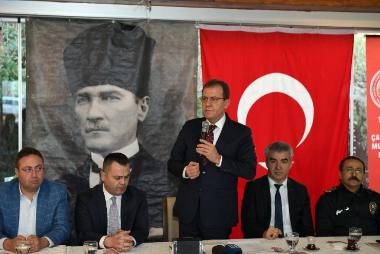 Seçer, Tarsus Ve Çamlıyayla’da Muhtarlarla Buluştu