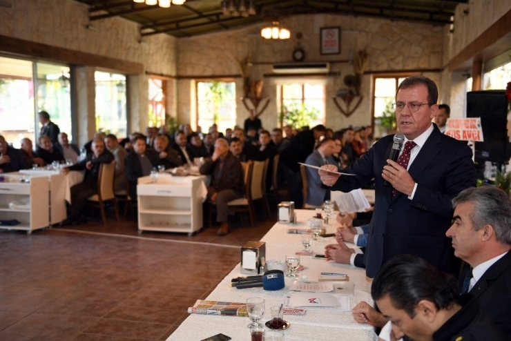 Seçer, Tarsus Ve Çamlıyayla’da Muhtarlarla Buluştu