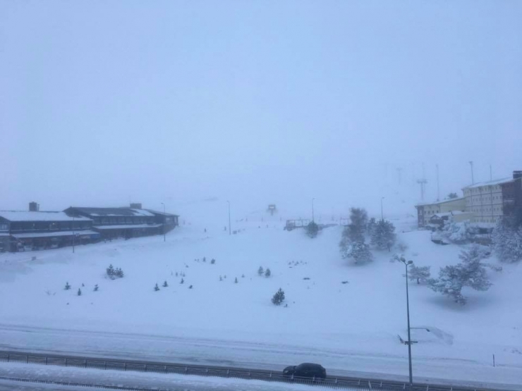 Erciyes’te Kayak Keyfine Tipi Engeli