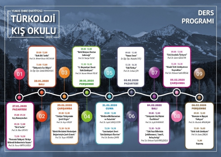 ’Türkoloji Kış Okulu’ Başlıyor