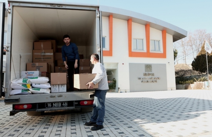 Nilüfer Belediyesi’nden Depremzedelere Yardım