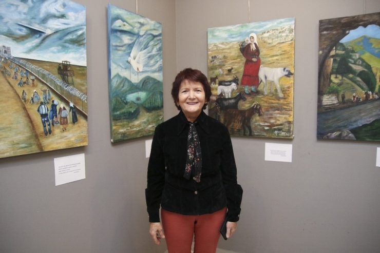 Emekli Öğretmen Altınışık, 3’üncü Kişisel Resim Sergisini Mtso’da Açtı