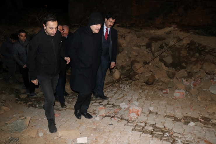 Bakanlar Doğanyol’da İncelemelerde Bulundu