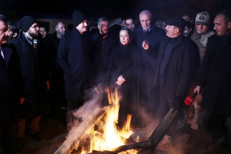Bakanlar Doğanyol’da İncelemelerde Bulundu