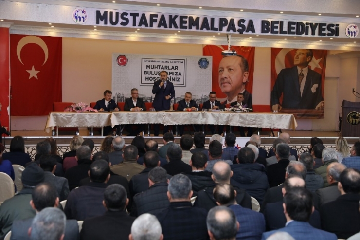 Mustafakemalpaşa’ya Başkan Aktaş Sözü