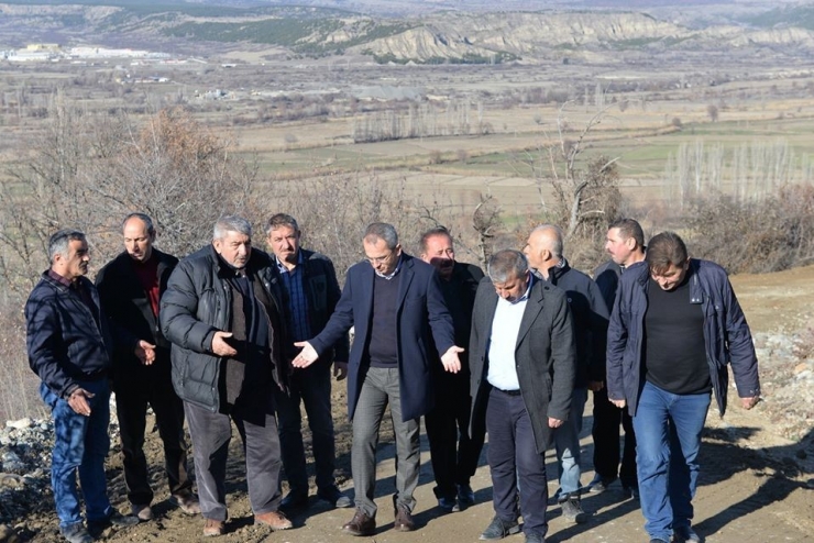 Kaymakam Pişkin Köy Yollarında Yapılan Çalışmaları İnceledi
