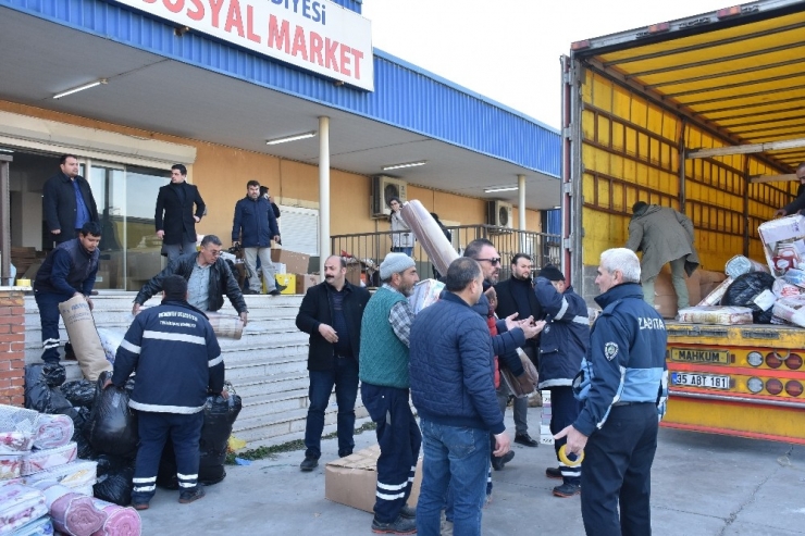 Menemen’den Elazığ’daki Depremzedelere Yardım