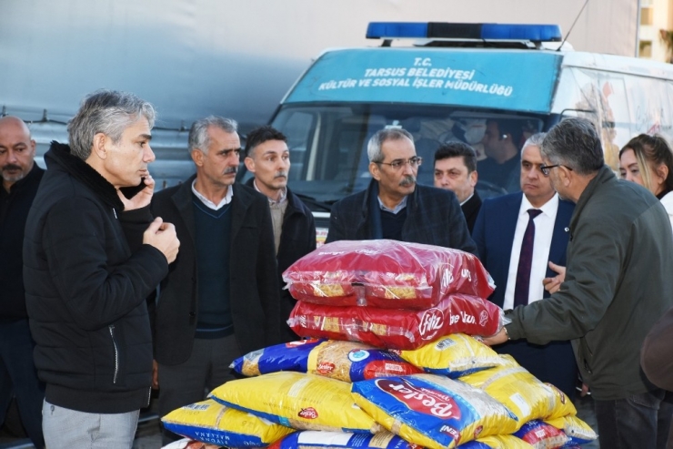 Tarsus Belediyesi Depremzedeler İçin Seferberlik Başlattı