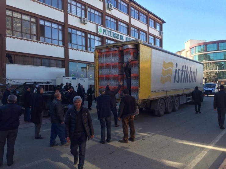 Kayseri’deki Odaların Yardım Tırları Deprem Bölgesine Ulaştı