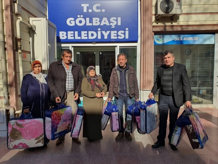 Gölbaşı Belediyesinden Elazığ’a Yardım Kampanyası