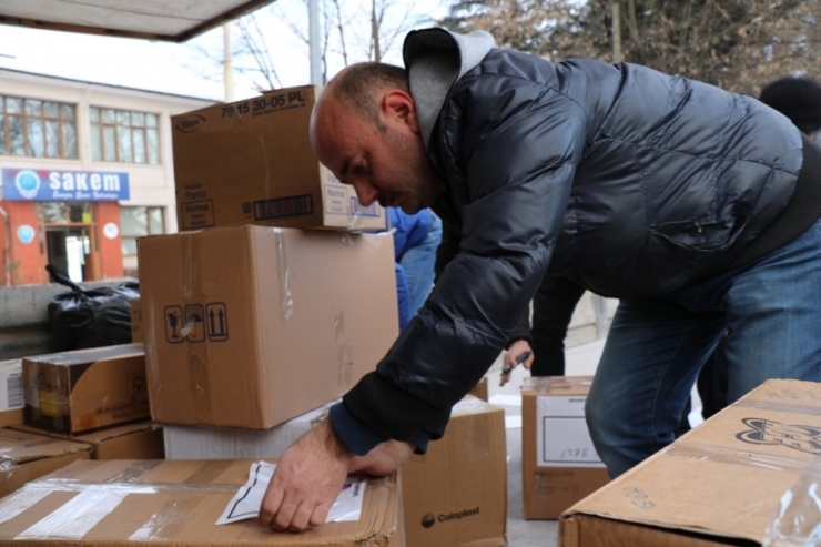 Safranbolu’dan Elazığ’a Yardım Tırı Gönderildi