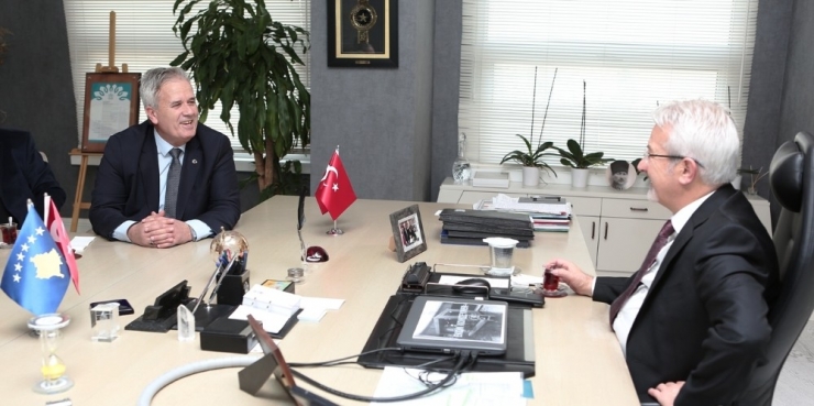 Kosova Heyetinden Erdem’e Ziyaret