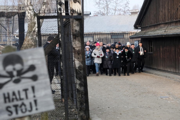 Auschwitz’da Katliamdan Kurtuluşun 75. Yılında Anma Töreni