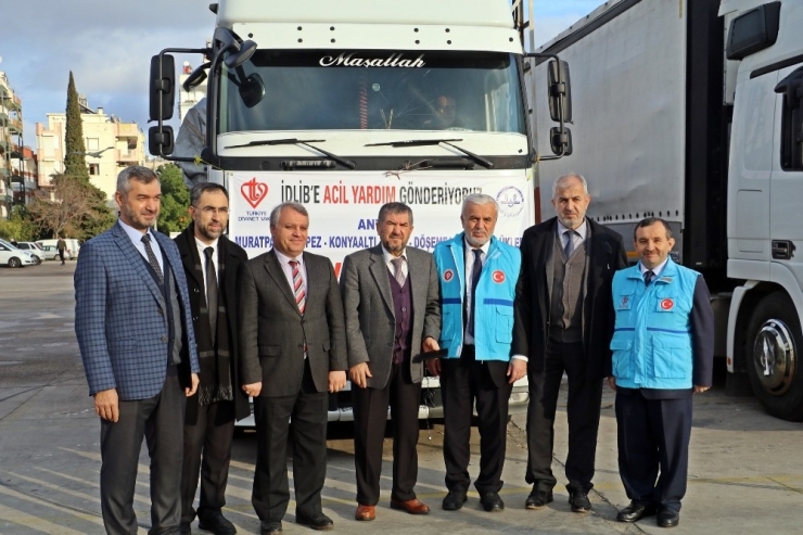 Müftülük Yardımları Dualar Eşliğinde Elazığ Ve İdlib’e Uğurlandı