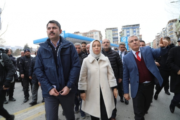 Bakan Kurum Malatya’da İncelemelerde Bulundu