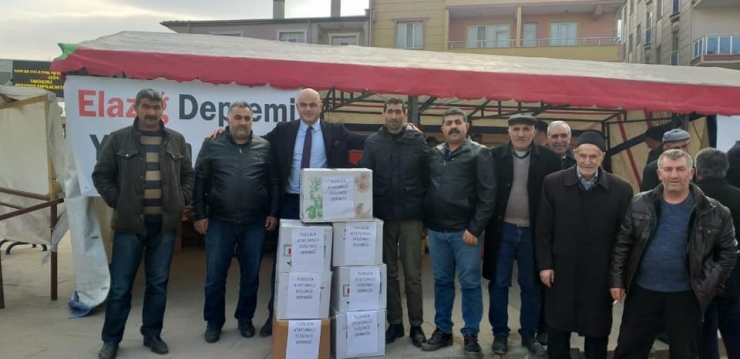 Tuzluca Belediyesi Tarafından Başlatılan Elazığ Deprem Kampanyasına Vatandaşlardan Büyük Destek.