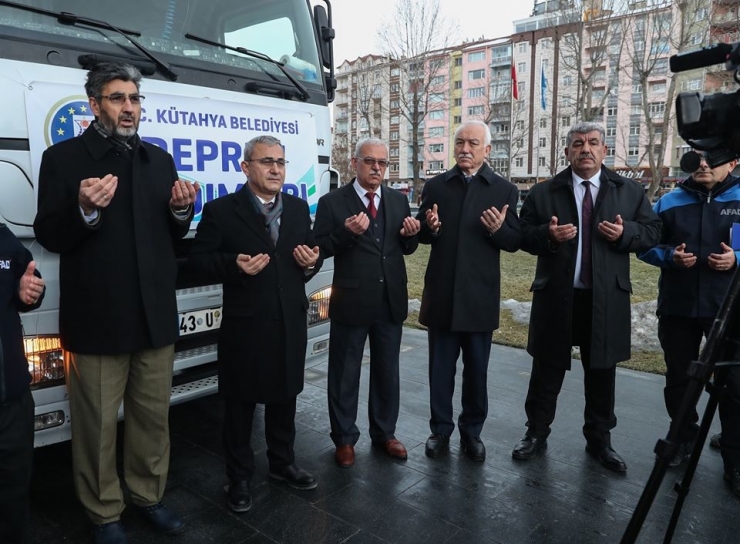 Kütahya’dan Elazığ’a Yardım Tırı
