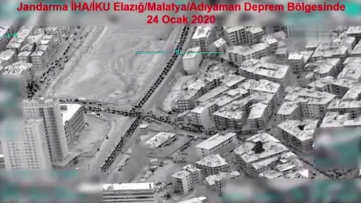 Milli İha’ların Gözünden Deprem Bölgesi