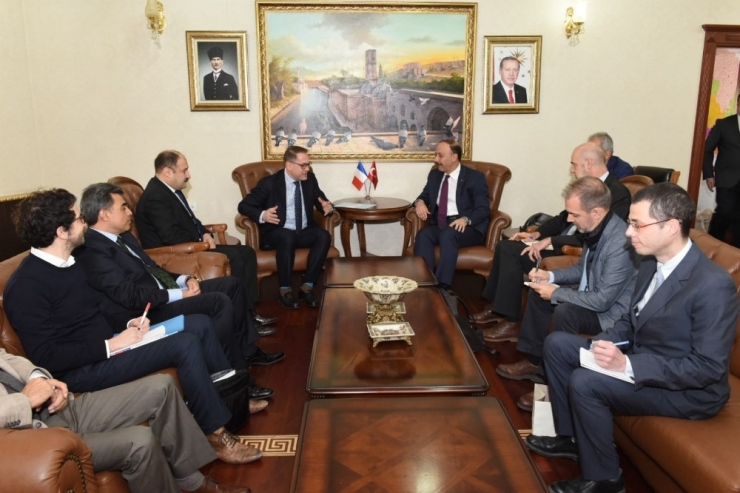 Fransa Kalkınma Ajansı’ndan Vali Erin’e Ziyaret