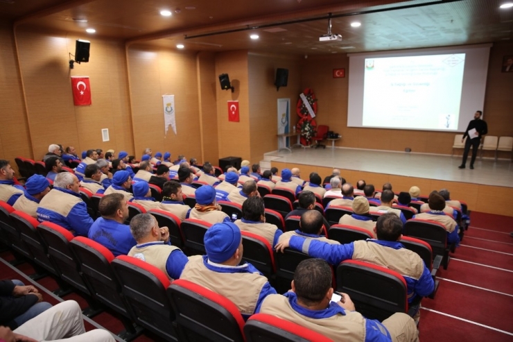 Haliliye’den Temizlik Personeline İş Sağlığı Ve Güvenliği Eğitimi