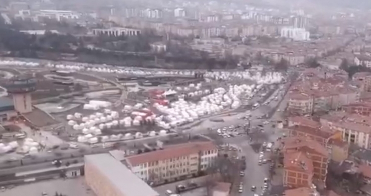 Bakan Soylu, Depremden Zarar Gören Yerleri Havadan İnceledi