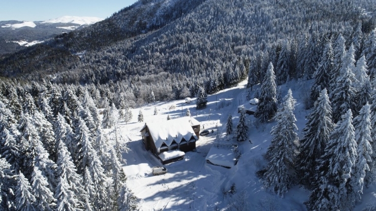 Karadeniz Yaylaları Kış Mevsiminin Tüm Güzelliğini Yansıtıyor