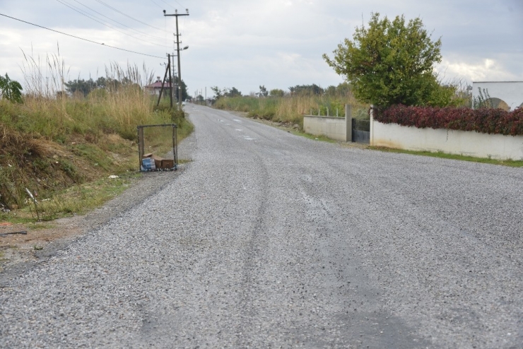 Anamur’da Asfalt Çalışması