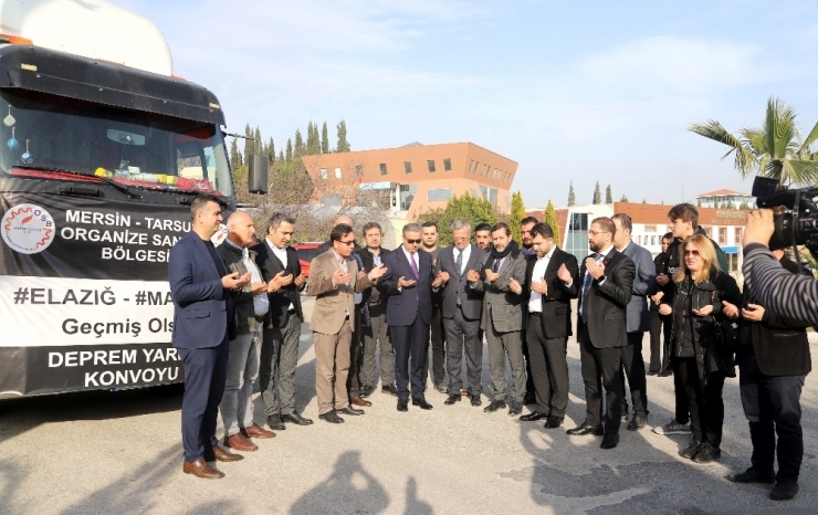 Mtosb’den Deprem Bölgesine 7 Tır Yardım Malzemesi Gönderildi