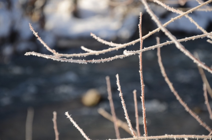 Beytüşşebap Eksi 19 Dereceyi Gördü, İlçede Kartpostallık Görüntüler Oluştu