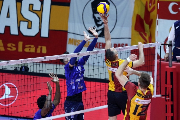 2020 Erkekler Cev Kupası: Galatasaray Hdı Sigorta: 3 - C.s.m. Arcada Galati: 0