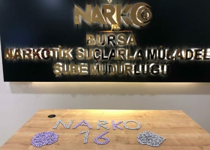 Bursa’da Ecstasy Operasyonu