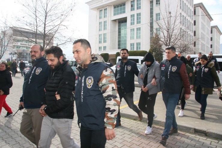 Denizli’de Suç Örgütüne Operasyon: 2’si Kadın 7 Kişi Tutuklandı