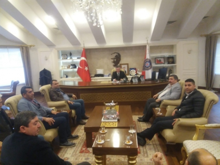 Gazetecilerden Emniyet Müdürü Selçuk Doğuş’a Ziyaret