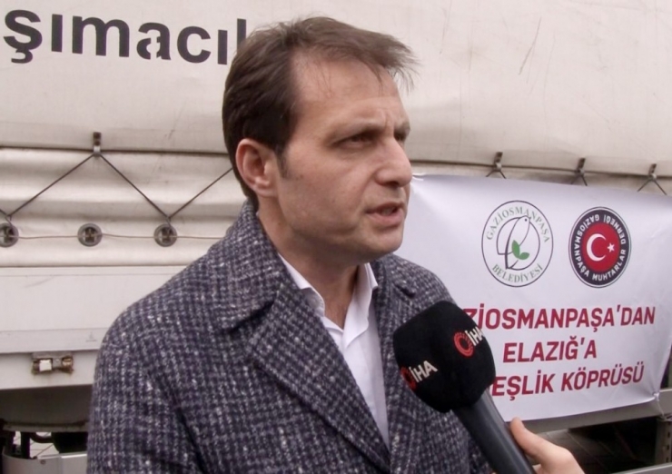 Gaziosmanpaşa’dan Elazığ’a Yardım Eli