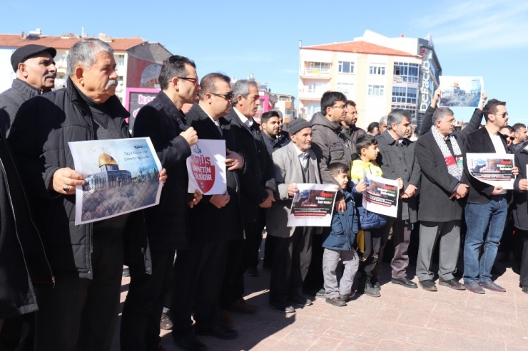 Karaman’da Stk’lar Kudüs İçin Tek Yürek Oldu