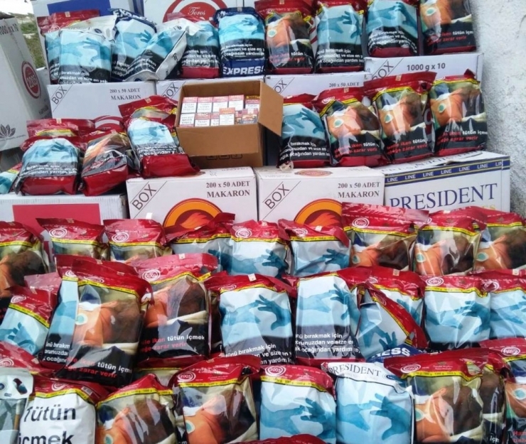 Kütahya’da Kaçak Tütün Operasyonu