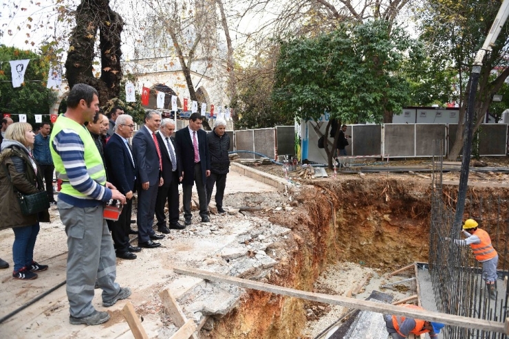 Muratpaşa Cami Müştemilatının Temeli Atıldı