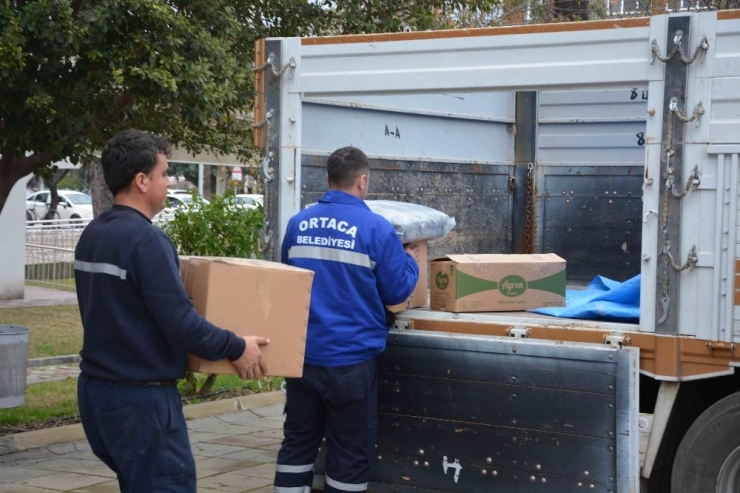 Ortaca’dan Malatya Ve Elazığ’a Yardım Tırı Yola Çıktı