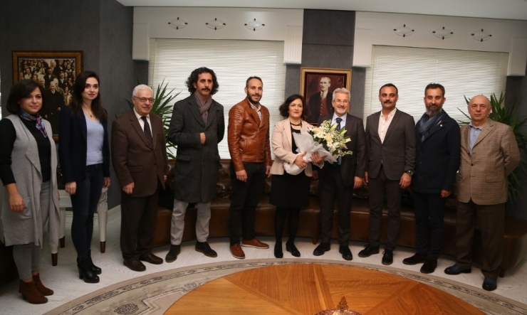 Mimarlardan Başkan Erdem’e Ziyaret